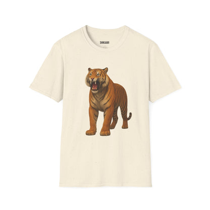 Fierce Tiger Graphic T-Shirt | Cool Animal Tee, Unisex Apparel, Gift for Tees Lovers, Casual Wear, Birthday Gift